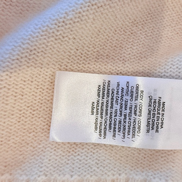 Lauren Ralph Lauren Cream Shawl Collar Washable Cashmere Women's Cardigan NWT - Picture 6 of 9